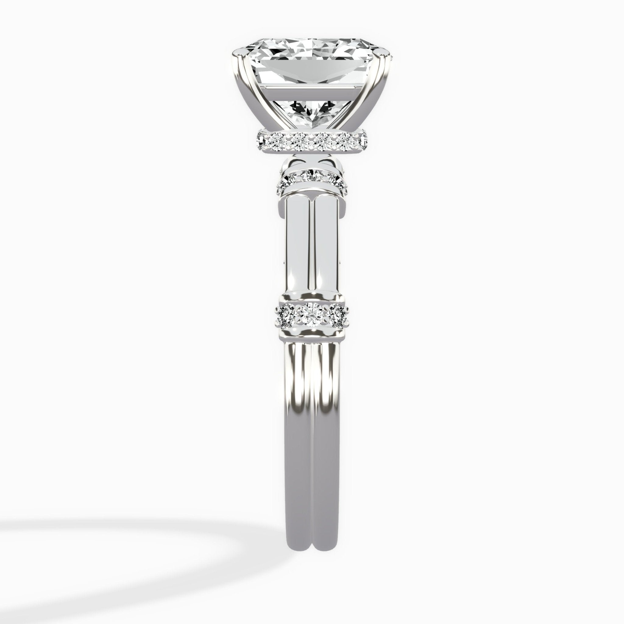 Ornate Six Prong Vintage Solitaire Ring Engagement Ring - The Better Diamonds