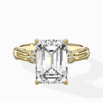 Ornate Six Prong Vintage Solitaire Ring Engagement Ring - The Better Diamonds