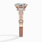 Ornate Six Prong Vintage Solitaire Ring Engagement Ring - The Better Diamonds