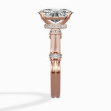 Ornate Six Prong Vintage Solitaire Ring Engagement Ring - The Better Diamonds