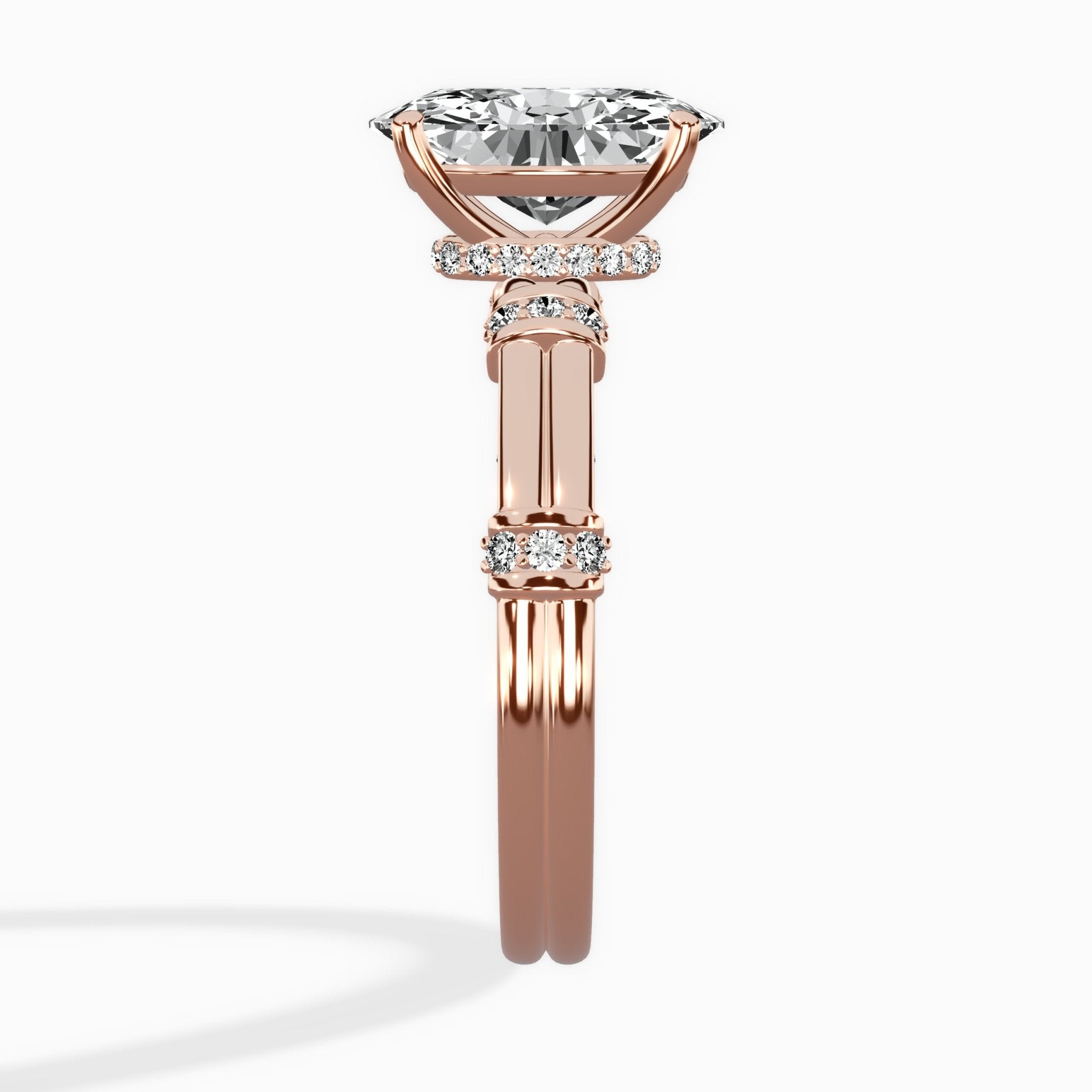 Ornate Six Prong Vintage Solitaire Ring Engagement Ring - The Better Diamonds
