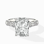 Ornate Six Prong Vintage Solitaire Ring Engagement Ring - The Better Diamonds