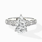Ornate Six Prong Vintage Solitaire Ring Engagement Ring - The Better Diamonds