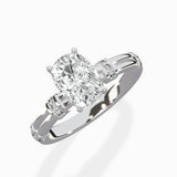 Ornate Six Prong Vintage Solitaire Ring Engagement Ring - The Better Diamonds