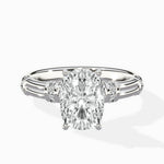 Ornate Six Prong Vintage Solitaire Ring Engagement Ring - The Better Diamonds