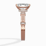 Ornate Six Prong Vintage Solitaire Ring Engagement Ring - The Better Diamonds
