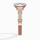 Ornate Six Prong Vintage Solitaire Ring Engagement Ring - The Better Diamonds