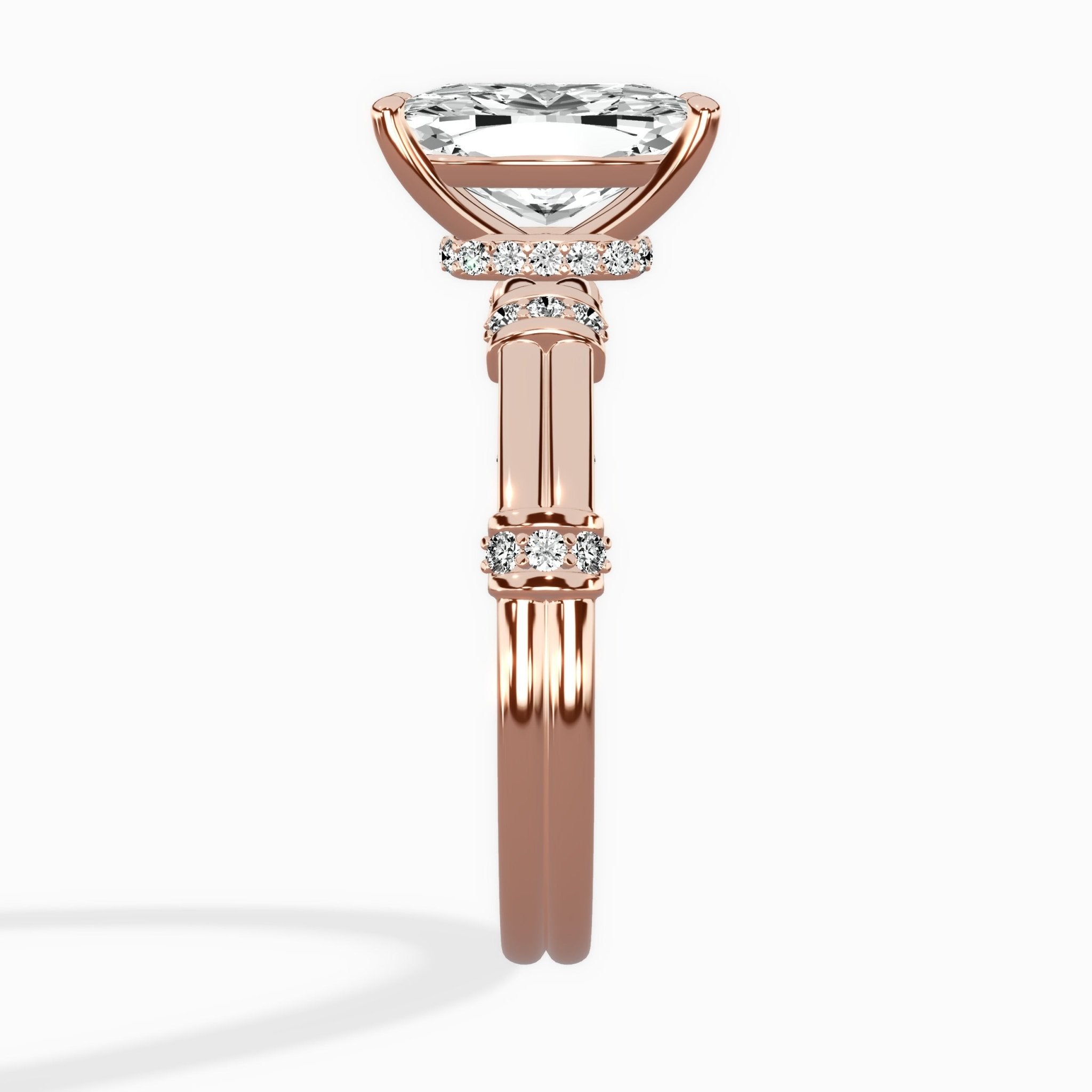 Ornate Six Prong Vintage Solitaire Ring Engagement Ring - The Better Diamonds