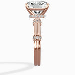 Ornate Six Prong Vintage Solitaire Ring Engagement Ring - The Better Diamonds