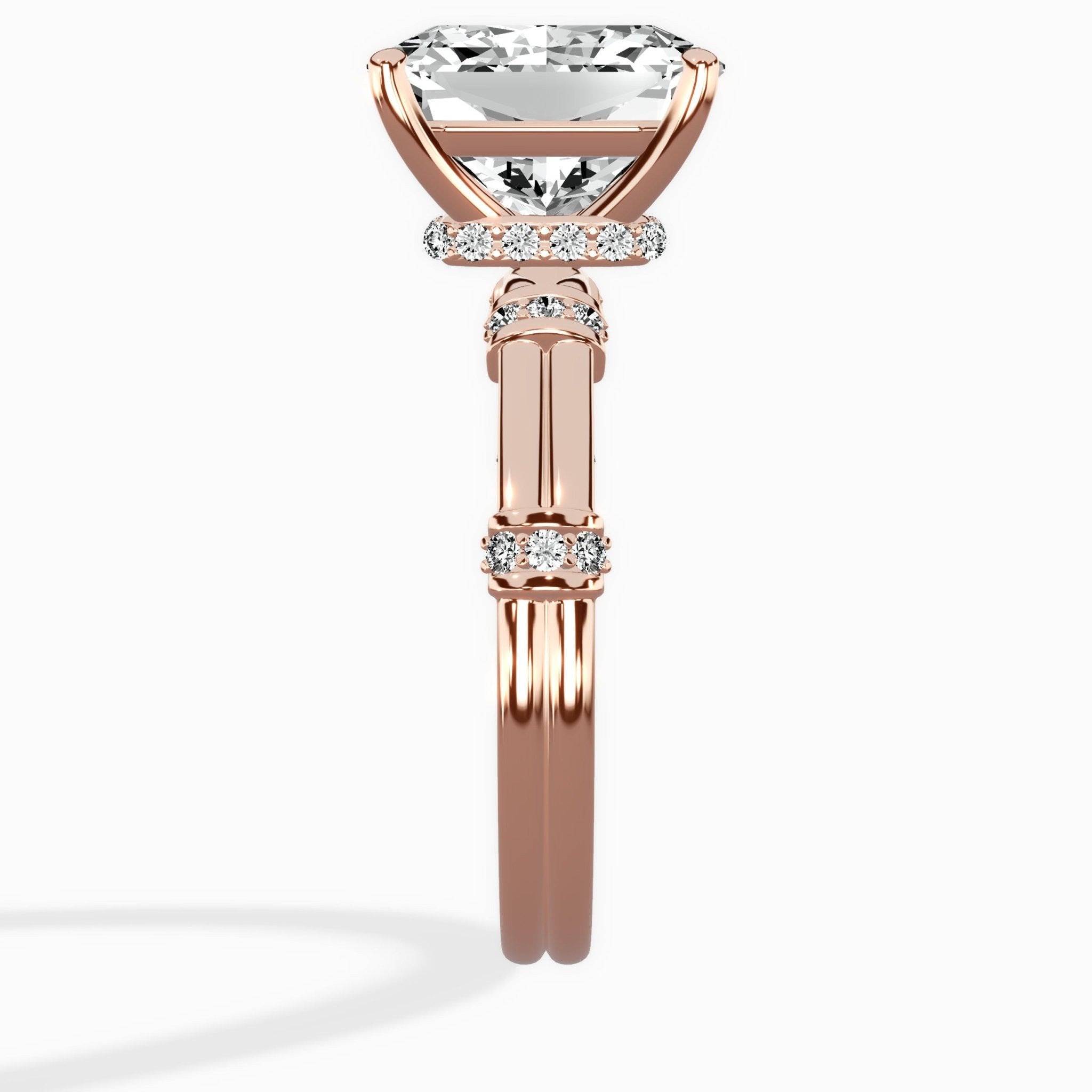 Ornate Six Prong Vintage Solitaire Ring Engagement Ring - The Better Diamonds