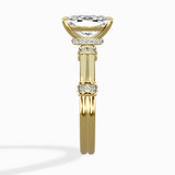 Ornate Six Prong Vintage Solitaire Ring Engagement Ring - The Better Diamonds