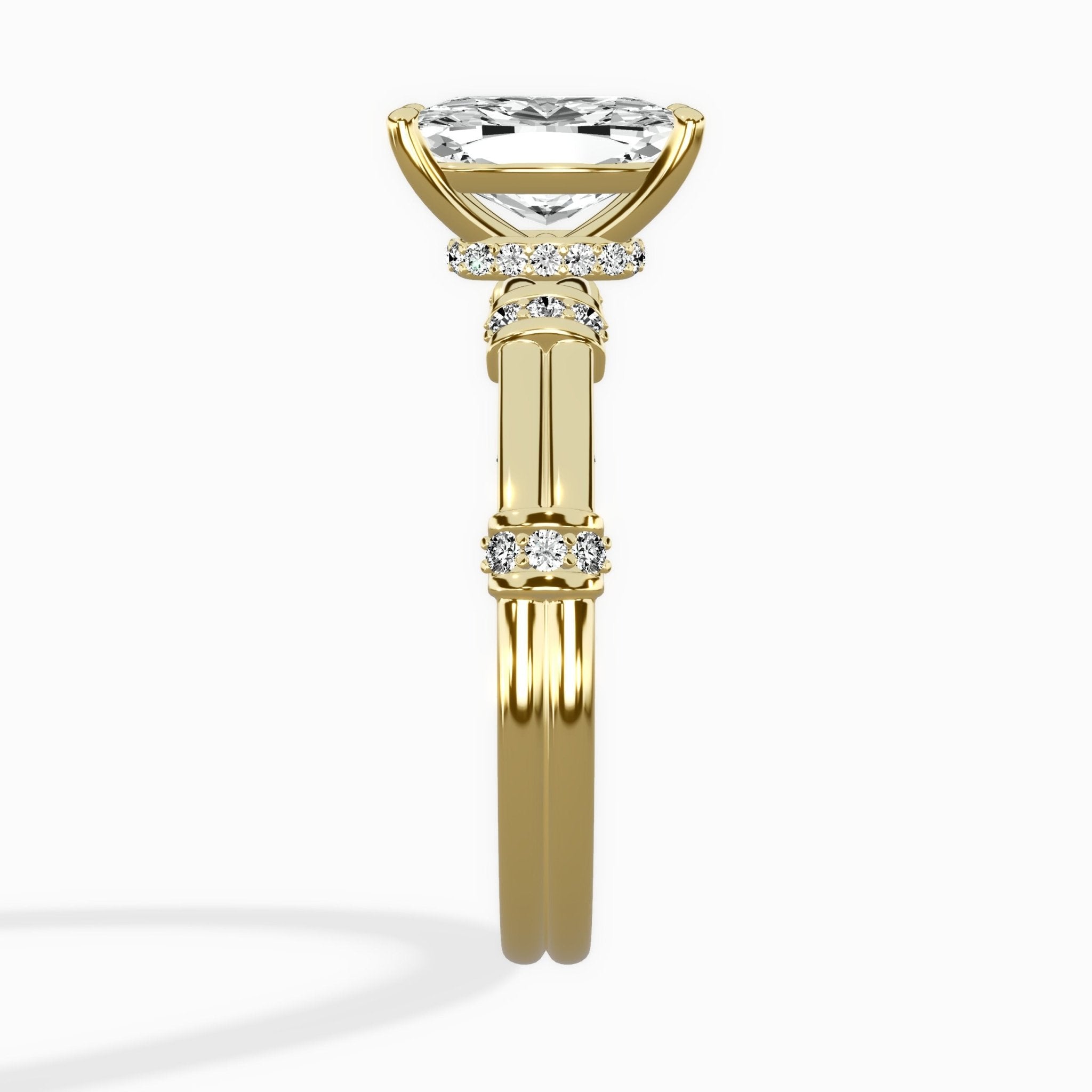 Ornate Six Prong Vintage Solitaire Ring Engagement Ring - The Better Diamonds