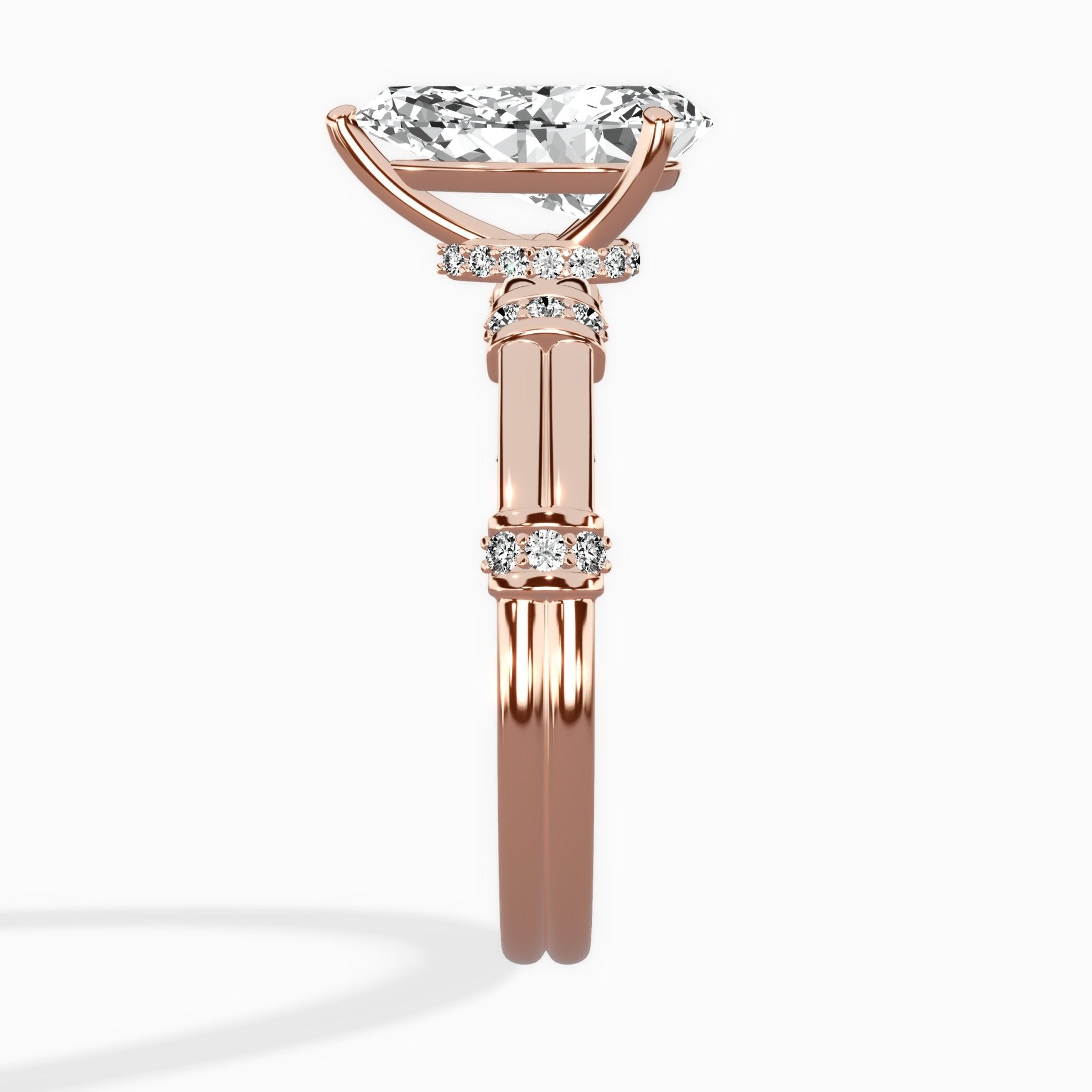 Ornate Six Prong Vintage Solitaire Ring Engagement Ring - The Better Diamonds