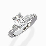 Ornate Six Prong Vintage Solitaire Ring Engagement Ring - The Better Diamonds