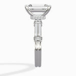 Ornate Six Prong Vintage Solitaire Ring Engagement Ring - The Better Diamonds