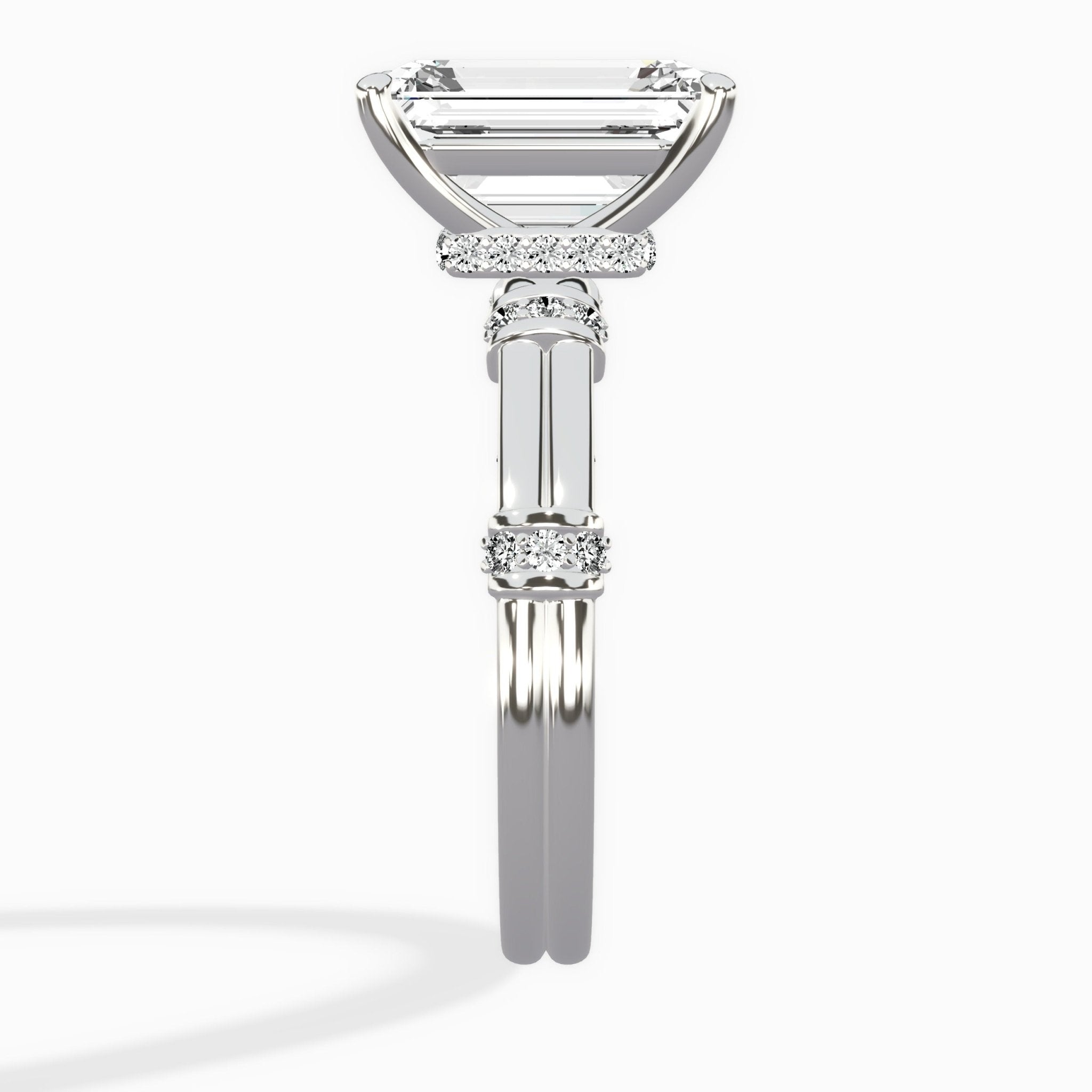 Ornate Six Prong Vintage Solitaire Ring Engagement Ring - The Better Diamonds
