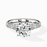 Ornate Six Prong Vintage Solitaire Ring Engagement Ring - The Better Diamonds