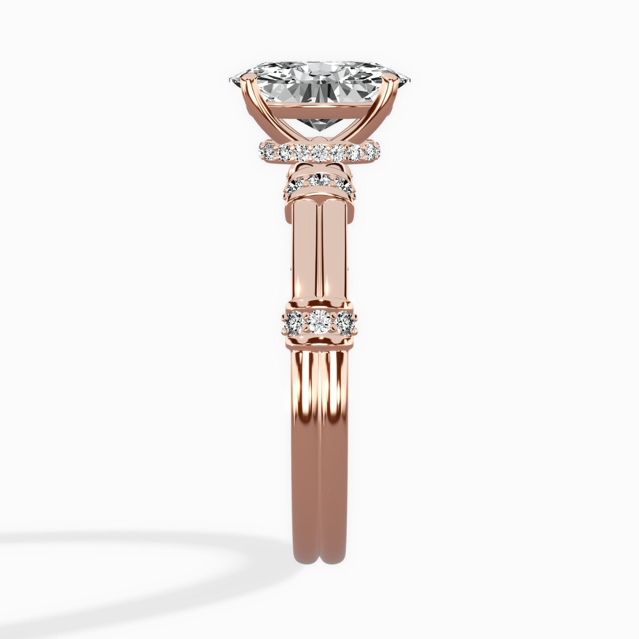 Ornate Six Prong Vintage Solitaire Ring Engagement Ring - The Better Diamonds