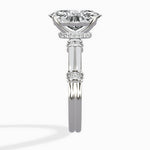 Ornate Six Prong Vintage Solitaire Ring Engagement Ring - The Better Diamonds