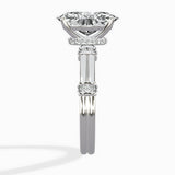 Ornate Six Prong Vintage Solitaire Ring Engagement Ring - The Better Diamonds