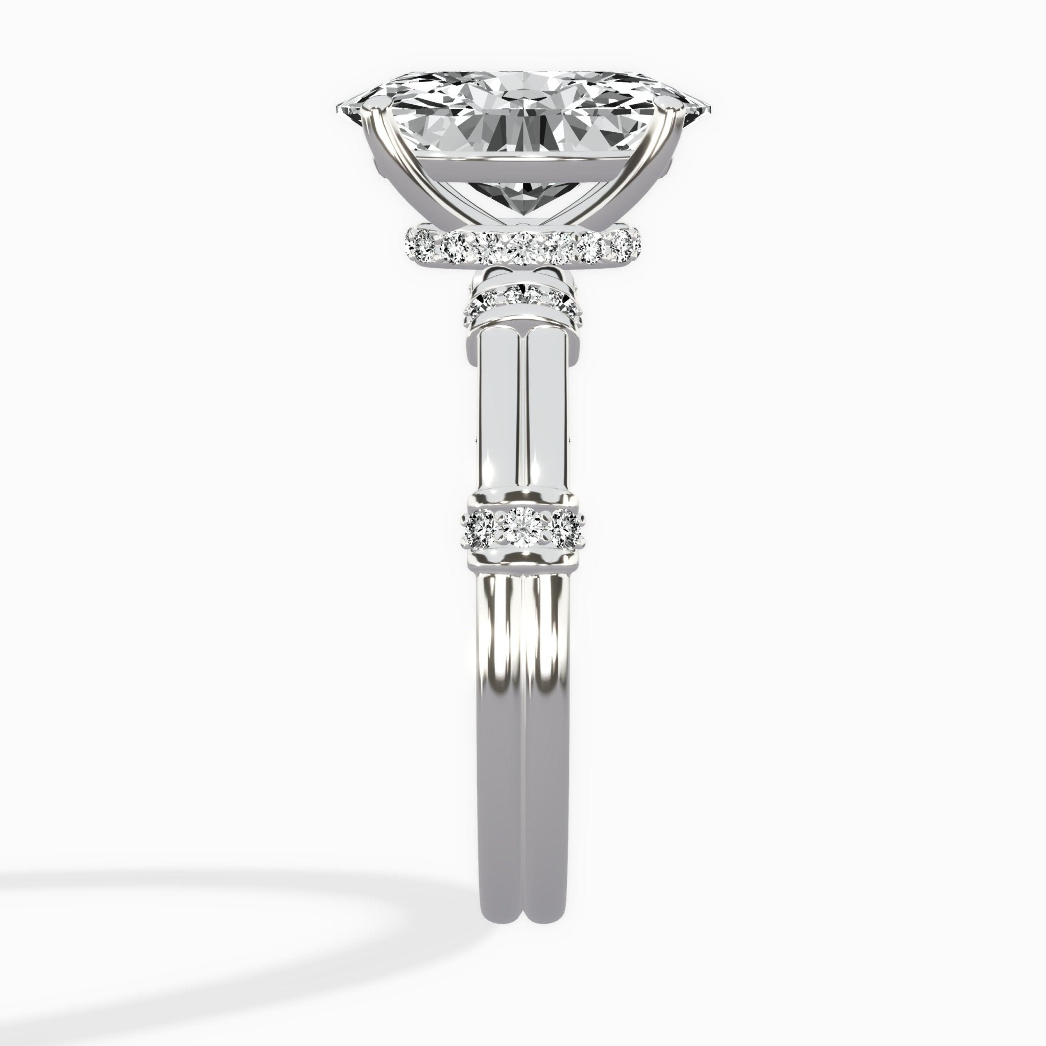 Ornate Six Prong Vintage Solitaire Ring Engagement Ring - The Better Diamonds