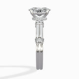 Ornate Six Prong Vintage Solitaire Ring Engagement Ring - The Better Diamonds
