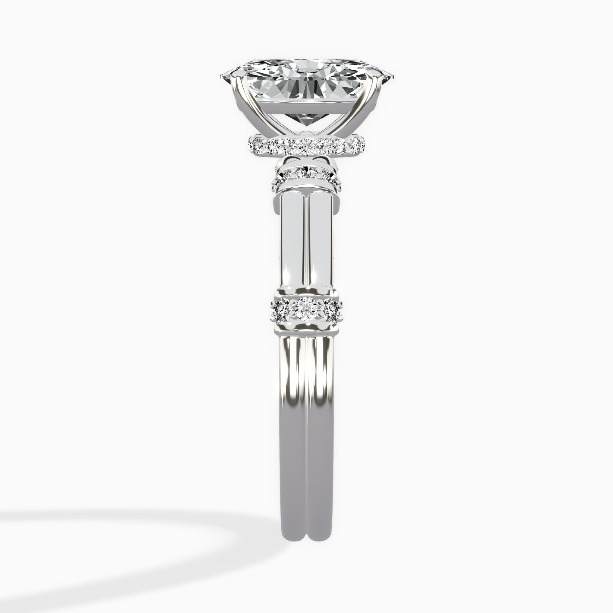 Ornate Six Prong Vintage Solitaire Ring Engagement Ring - The Better Diamonds