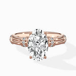 Ornate Six Prong Vintage Solitaire Ring Engagement Ring - The Better Diamonds
