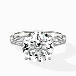 Ornate Six Prong Vintage Solitaire Ring Engagement Ring - The Better Diamonds