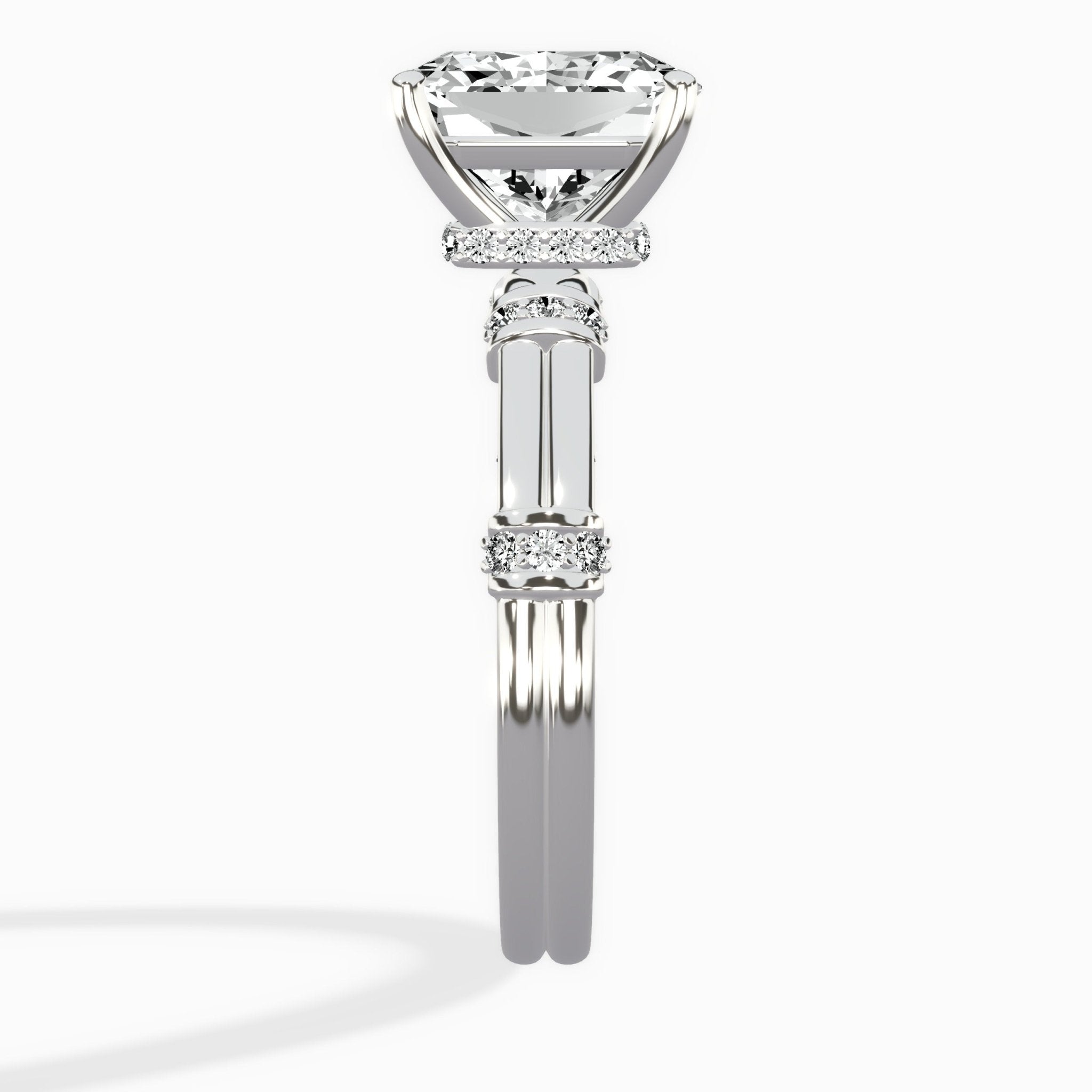 Ornate Six Prong Vintage Solitaire Ring Engagement Ring - The Better Diamonds