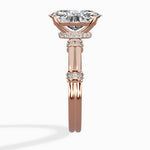 Ornate Six Prong Vintage Solitaire Ring Engagement Ring - The Better Diamonds