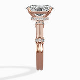 Ornate Six Prong Vintage Solitaire Ring Engagement Ring - The Better Diamonds