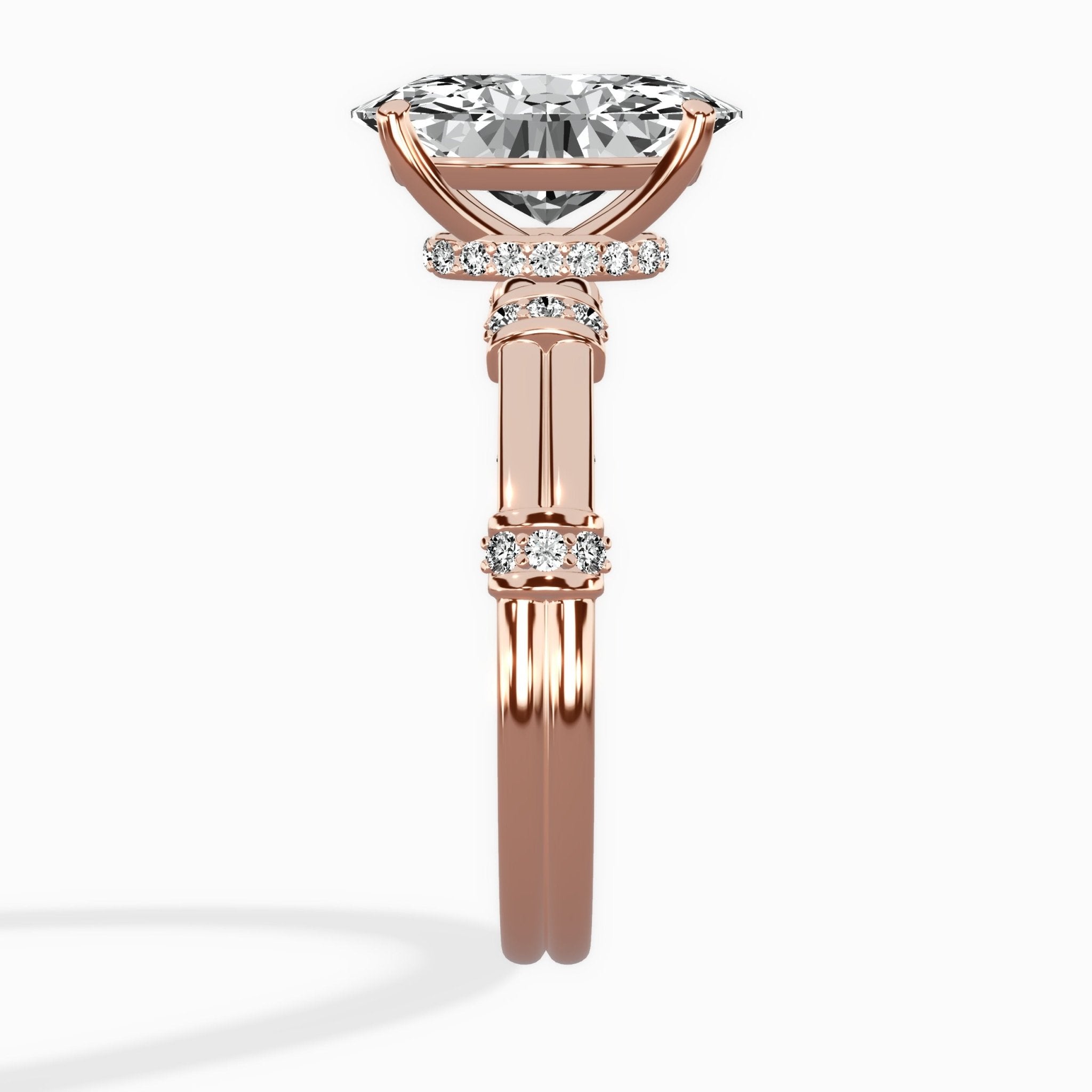 Ornate Six Prong Vintage Solitaire Ring Engagement Ring - The Better Diamonds