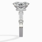 Ornate Six Prong Vintage Solitaire Ring Engagement Ring - The Better Diamonds