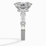 Ornate Six Prong Vintage Solitaire Ring Engagement Ring - The Better Diamonds