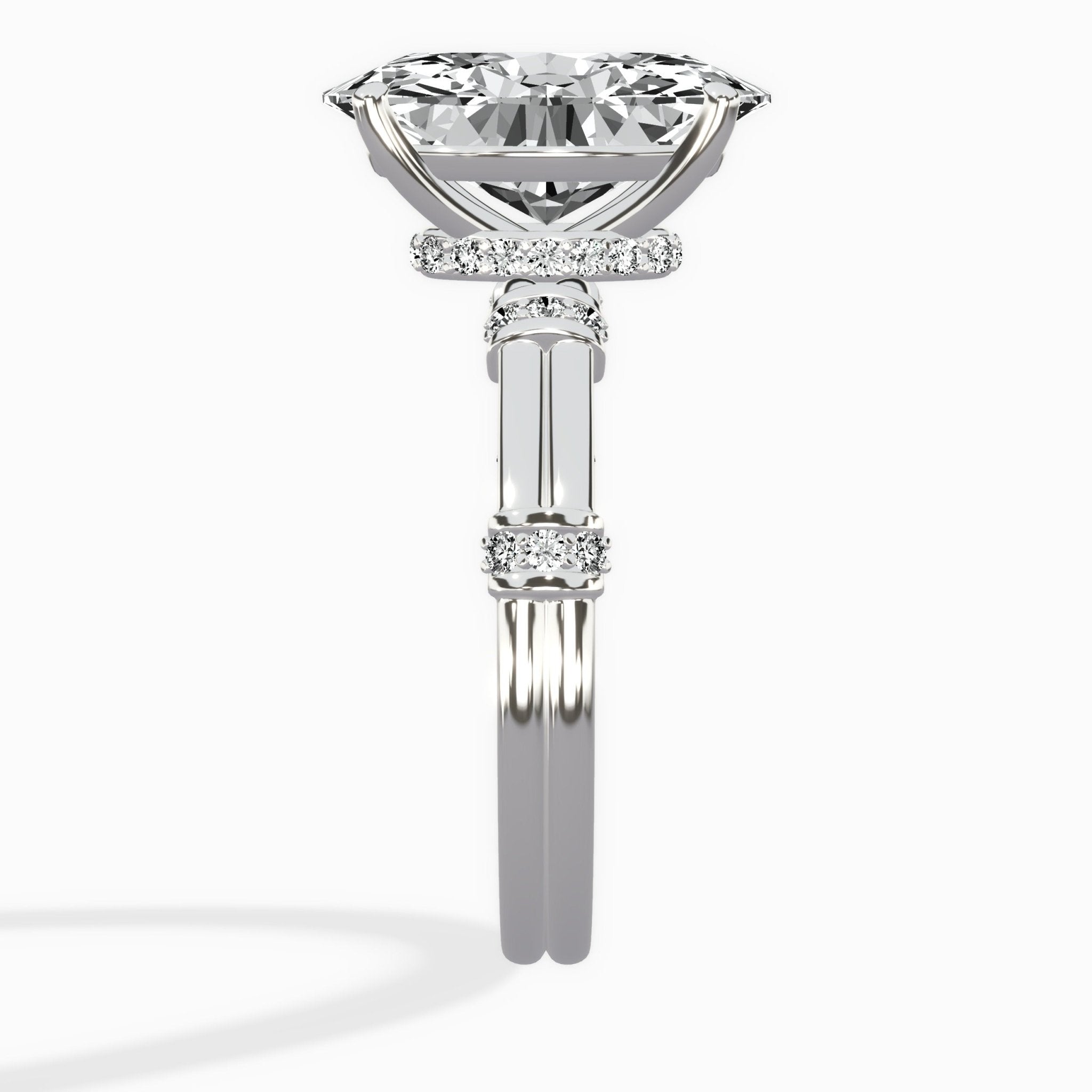 Ornate Six Prong Vintage Solitaire Ring Engagement Ring - The Better Diamonds