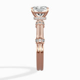 Ornate Six Prong Vintage Solitaire Ring Engagement Ring - The Better Diamonds