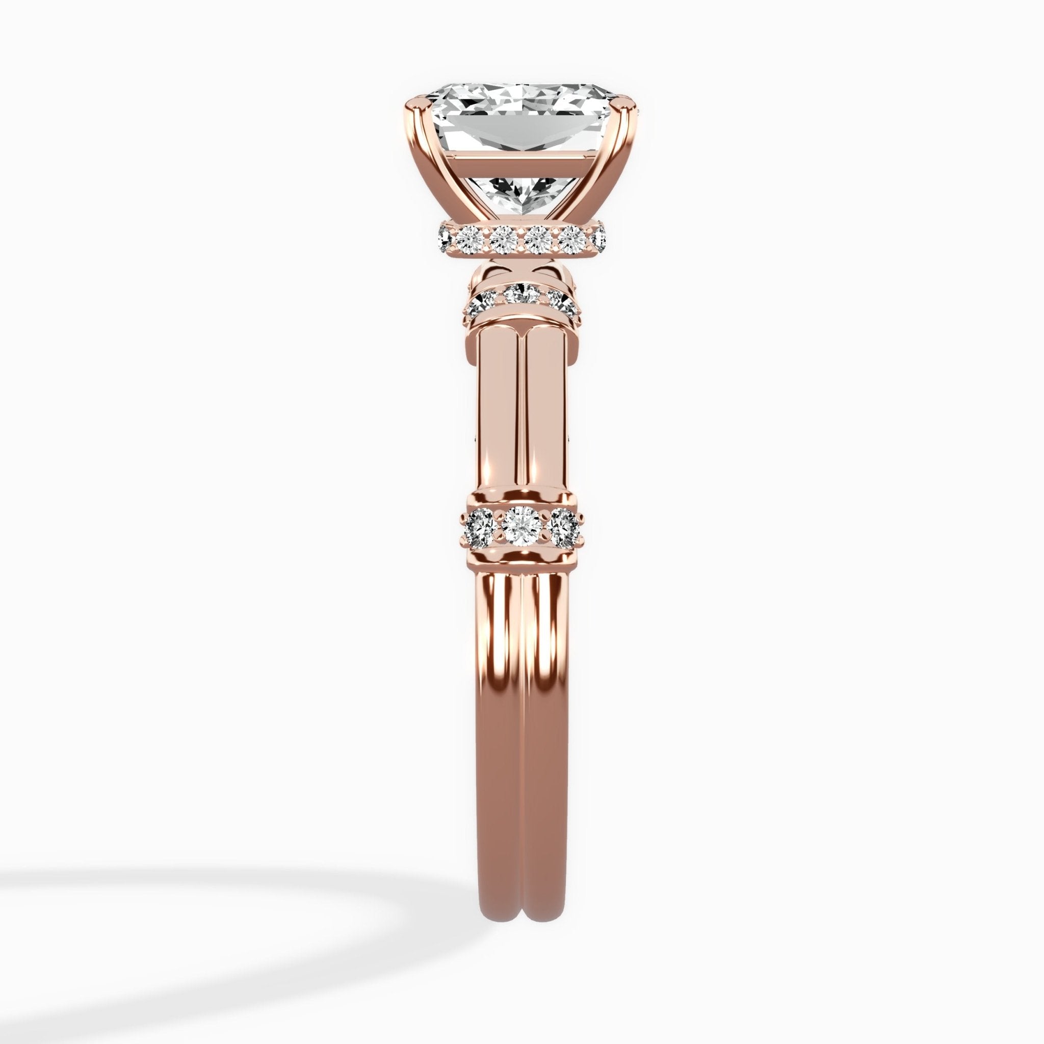 Ornate Six Prong Vintage Solitaire Ring Engagement Ring - The Better Diamonds
