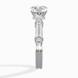 Ornate Six Prong Vintage Solitaire Ring Engagement Ring - The Better Diamonds