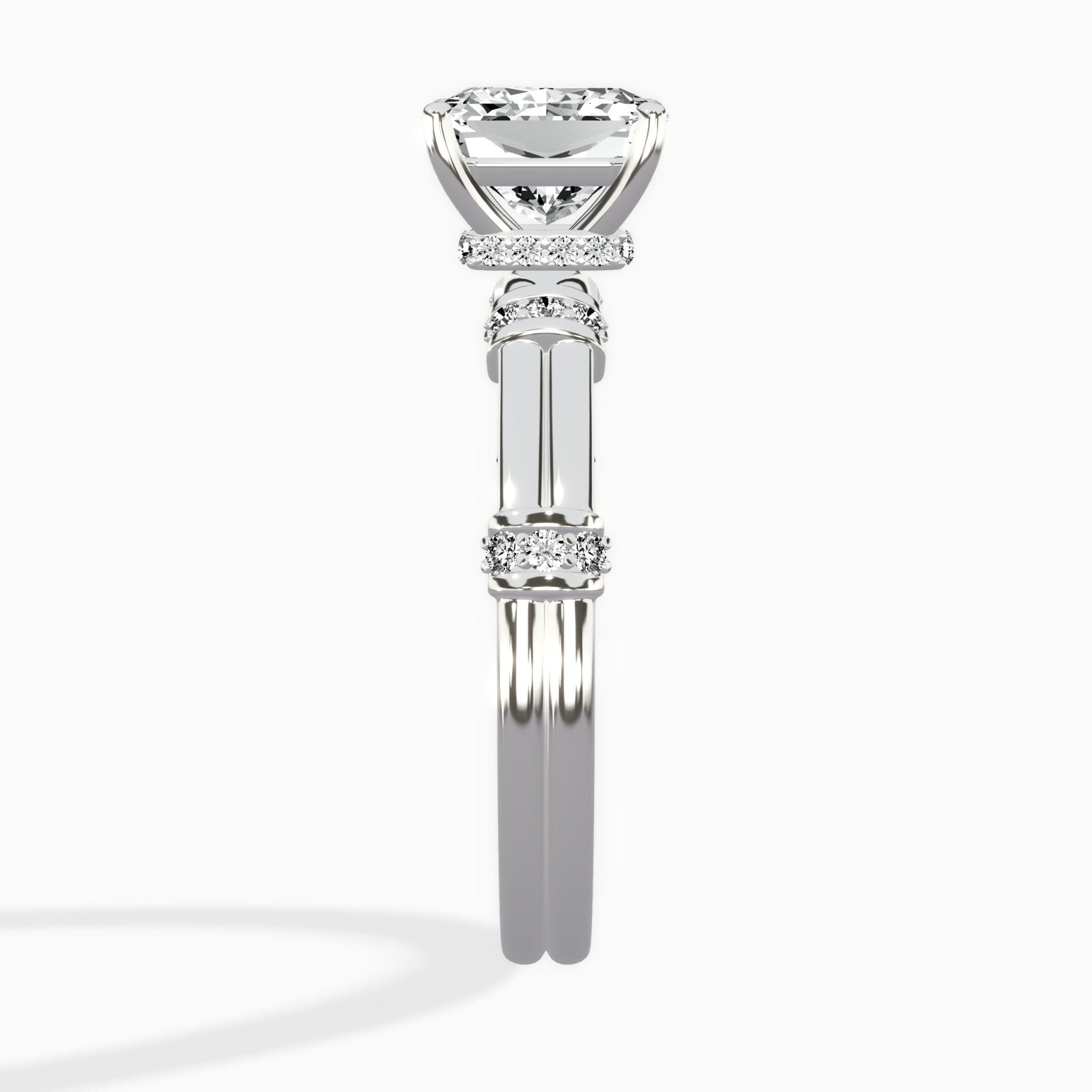 Ornate Six Prong Vintage Solitaire Ring Engagement Ring - The Better Diamonds