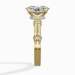 Ornate Six Prong Vintage Solitaire Ring Engagement Ring - The Better Diamonds