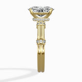 Ornate Six Prong Vintage Solitaire Ring Engagement Ring - The Better Diamonds
