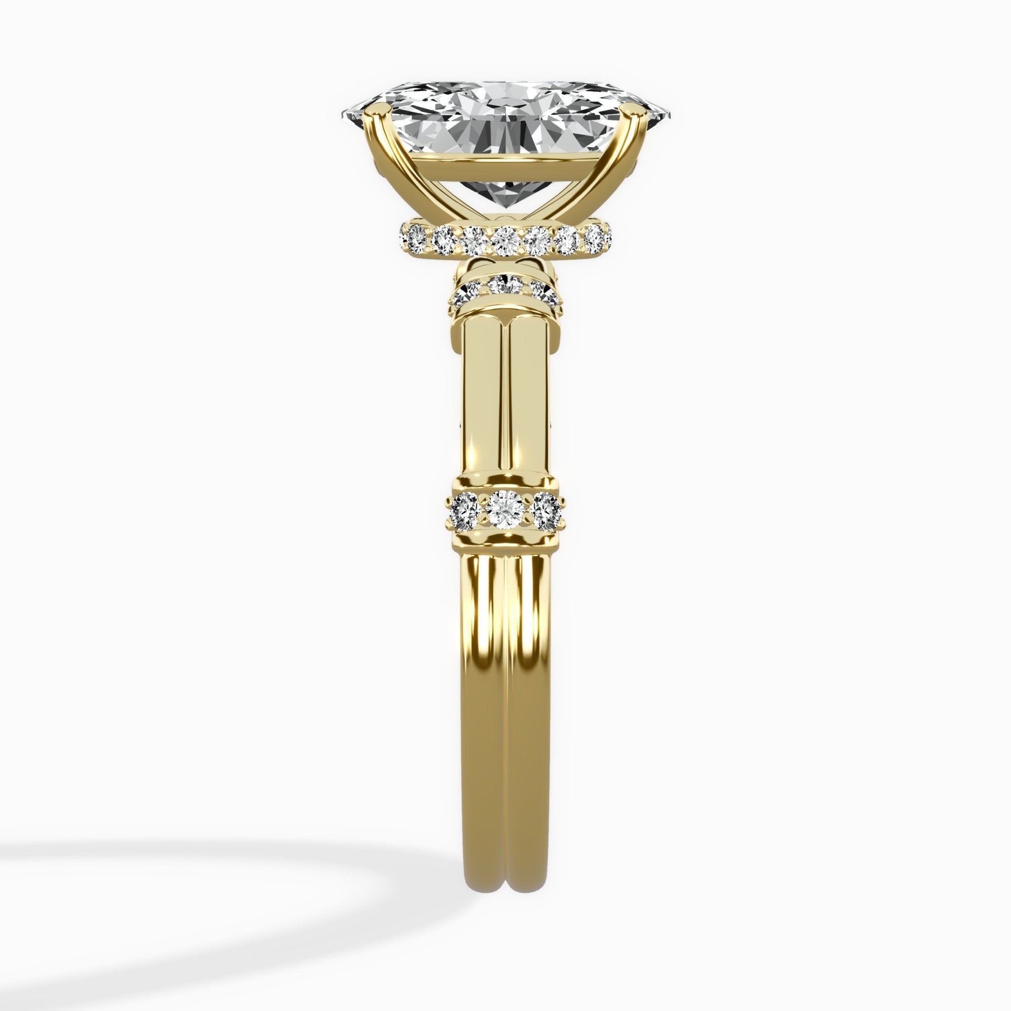 Ornate Six Prong Vintage Solitaire Ring Engagement Ring - The Better Diamonds