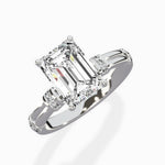 Ornate Six Prong Vintage Solitaire Ring Engagement Ring - The Better Diamonds