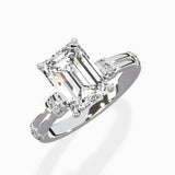 Ornate Six Prong Vintage Solitaire Ring Engagement Ring - The Better Diamonds