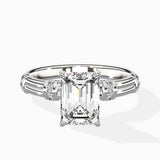 Ornate Six Prong Vintage Solitaire Ring Engagement Ring - The Better Diamonds