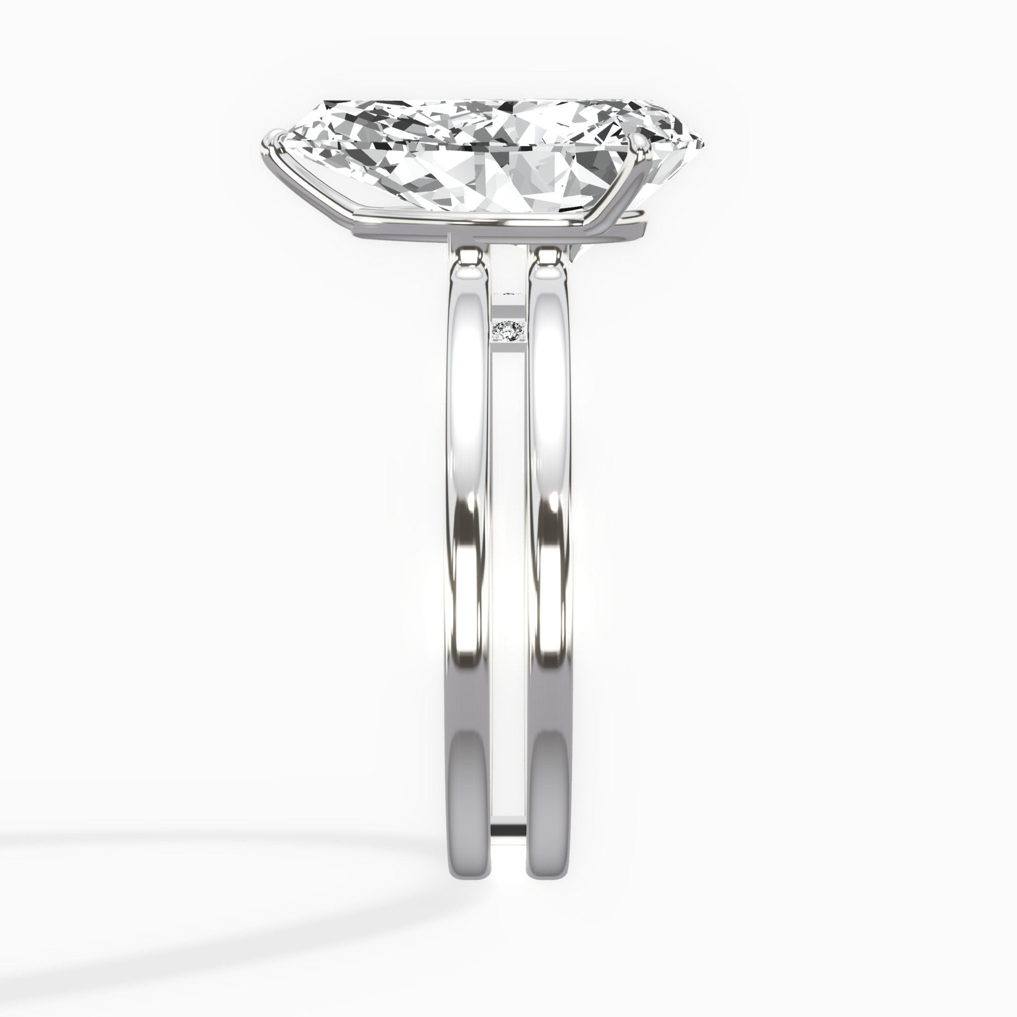 Parallel Bands Engagement Ring - The Better Diamonds