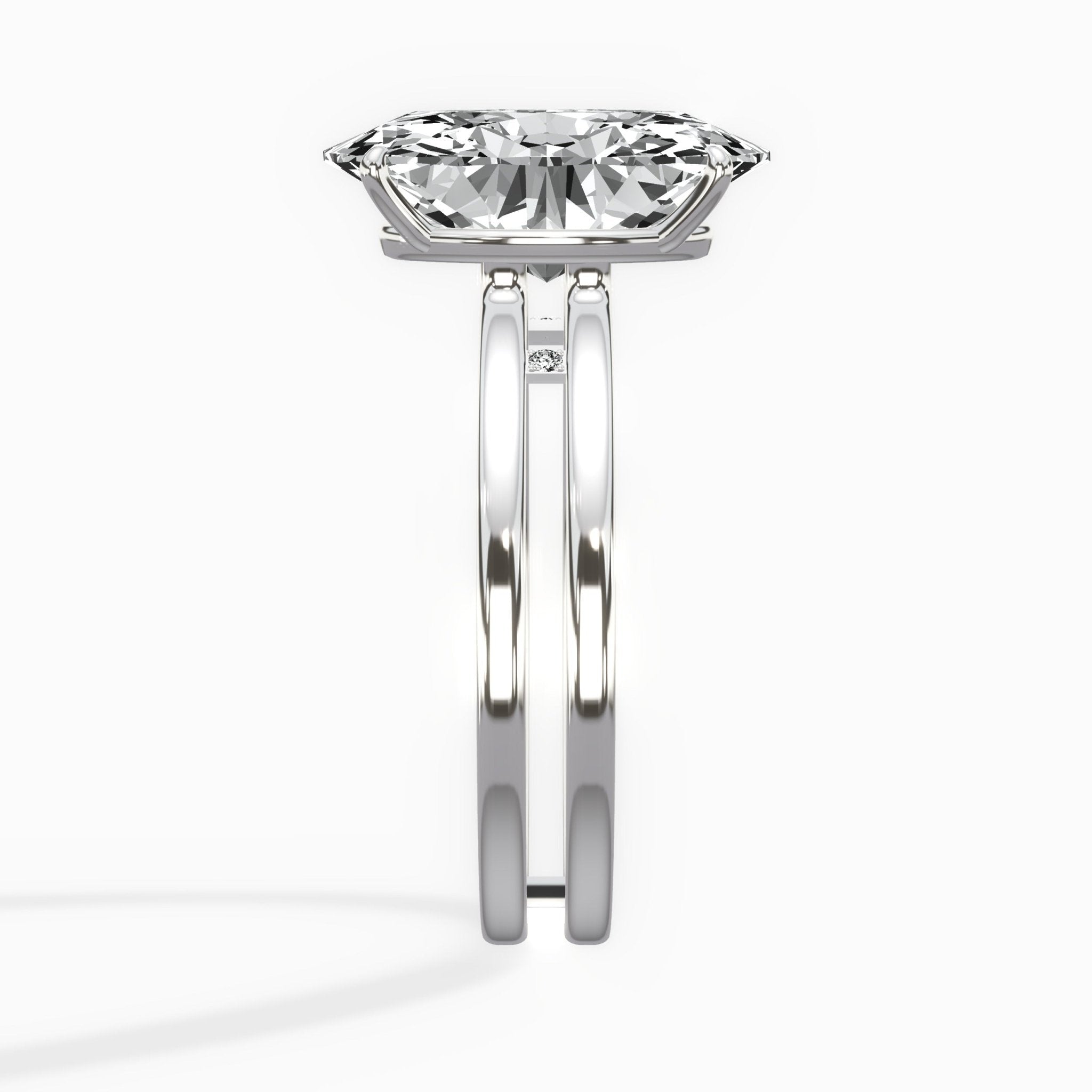 Parallel Bands Engagement Ring - The Better Diamonds