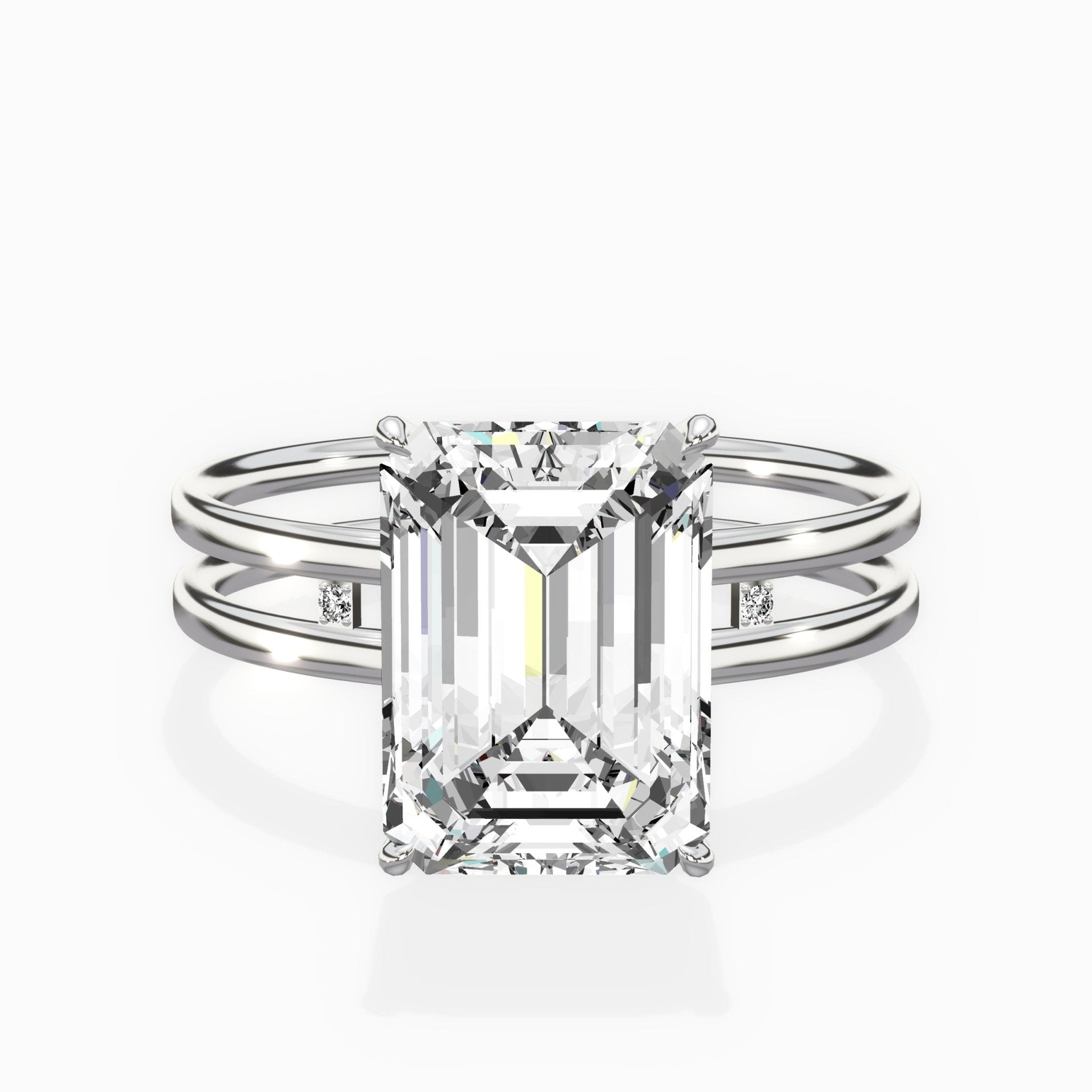 Parallel Bands Engagement Ring - The Better Diamonds