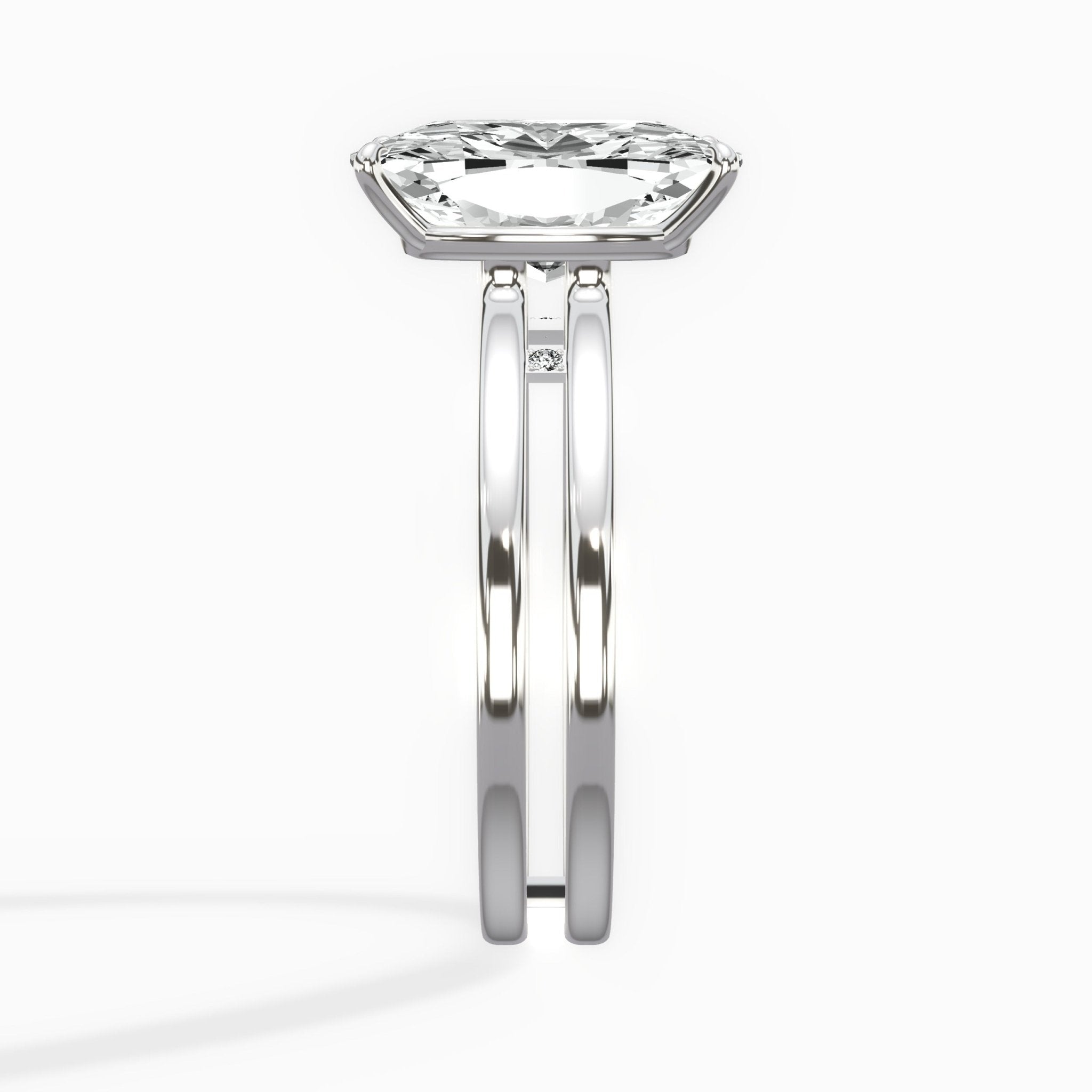 Parallel Bands Engagement Ring - The Better Diamonds